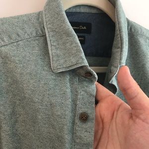 Massimo Dutti Green Shirt. Size Medium.